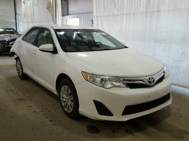 4T4BF1FK0ER398916 - 2014 TOYOTA CAMRY L WHITE photo 1