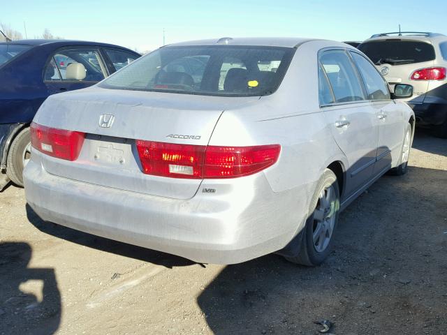 1HGCM66565A074078 - 2005 HONDA ACCORD EX SILVER photo 4