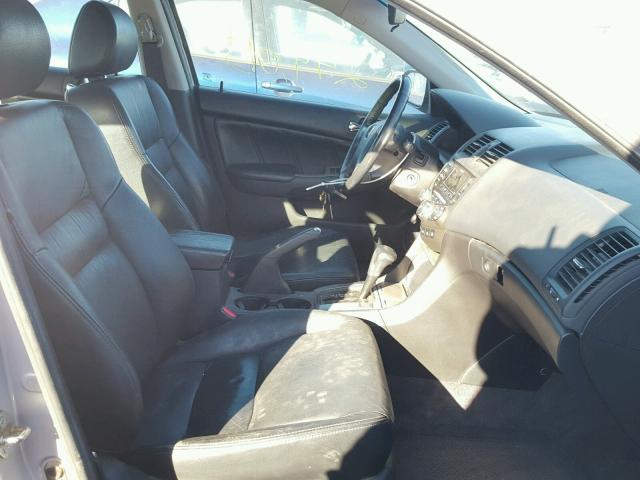 1HGCM66565A074078 - 2005 HONDA ACCORD EX SILVER photo 5