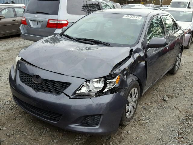 2T1BU4EE2AC406894 - 2010 TOYOTA COROLLA BA GRAY photo 2