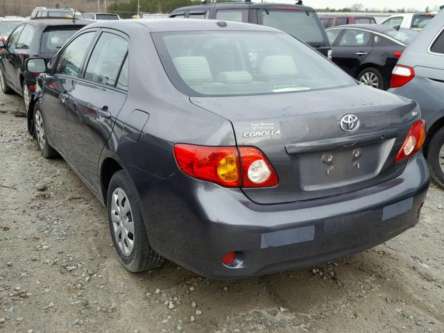 2T1BU4EE2AC406894 - 2010 TOYOTA COROLLA BA GRAY photo 3