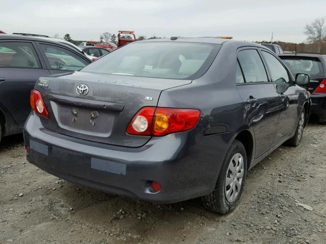 2T1BU4EE2AC406894 - 2010 TOYOTA COROLLA BA GRAY photo 4