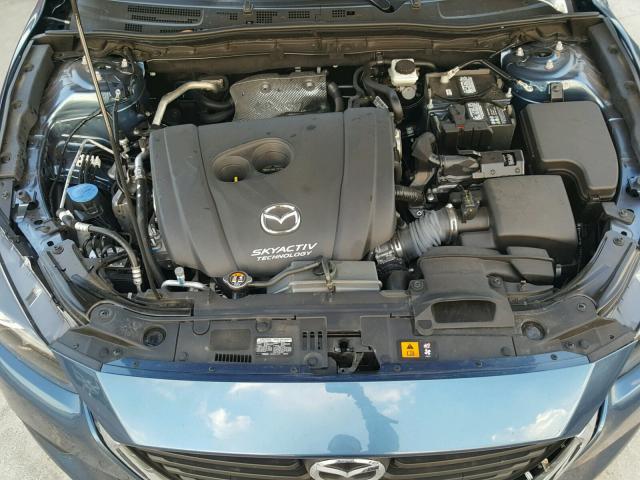 3MZBN1V78HM113254 - 2017 MAZDA 3 TOURING BLUE photo 7