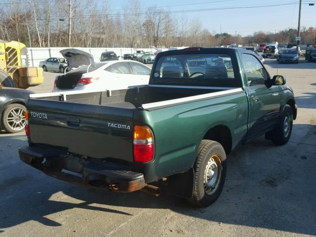 5TENL42N72Z051821 - 2002 TOYOTA TACOMA GREEN photo 4