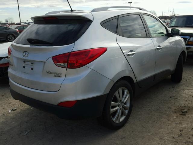 KM8JU3AC0BU157036 - 2011 HYUNDAI TUCSON GLS SILVER photo 4