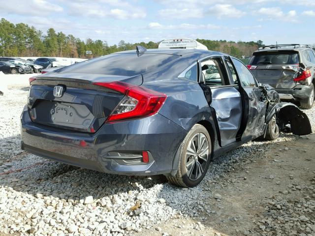 19XFC1F46HE025604 - 2017 HONDA CIVIC EX BLUE photo 4