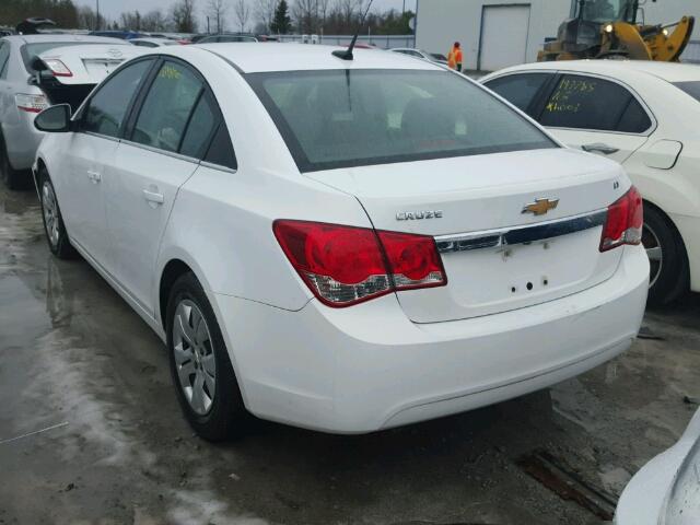 1G1PC5SB2D7174174 - 2013 CHEVROLET CRUZE LT WHITE photo 3