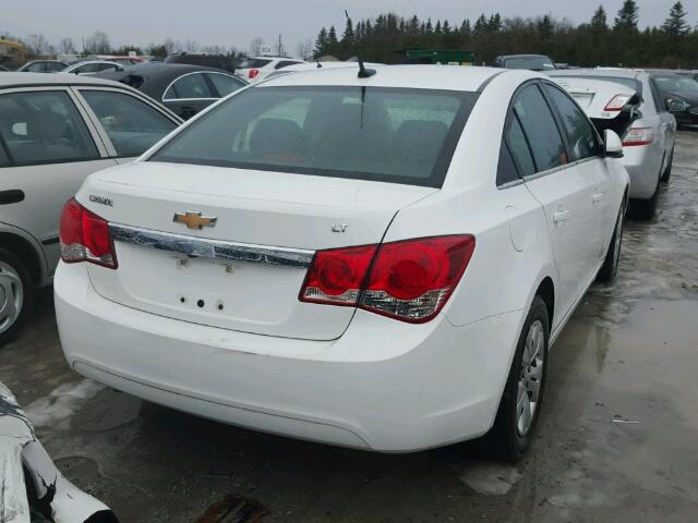 1G1PC5SB2D7174174 - 2013 CHEVROLET CRUZE LT WHITE photo 4