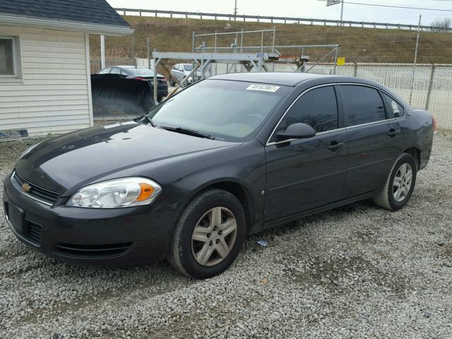 2G1WB58NX81380264 - 2008 CHEVROLET IMPALA LS CHARCOAL photo 2