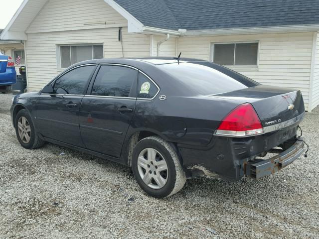 2G1WB58NX81380264 - 2008 CHEVROLET IMPALA LS CHARCOAL photo 3