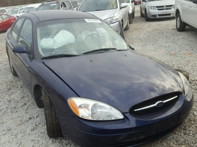 1FAFP53U8YA269845 - 2000 FORD TAURUS SE BLUE photo 1