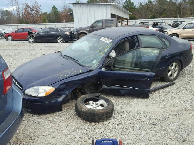 1FAFP53U8YA269845 - 2000 FORD TAURUS SE BLUE photo 2