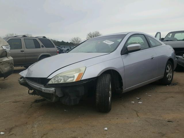 1HGCM82605A010824 - 2005 HONDA ACCORD EX SILVER photo 2