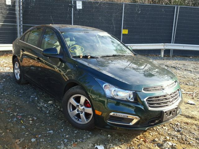 1G1PC5SB8F7149797 - 2015 CHEVROLET CRUZE LT GREEN photo 1