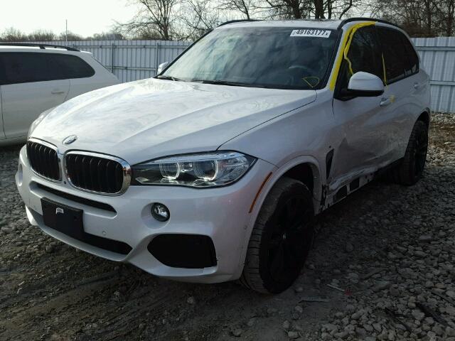 5UXKS4C37H0N15524 - 2017 BMW X5 XDRIVE3 WHITE photo 2