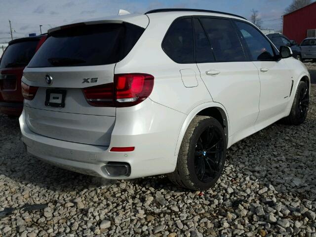 5UXKS4C37H0N15524 - 2017 BMW X5 XDRIVE3 WHITE photo 4