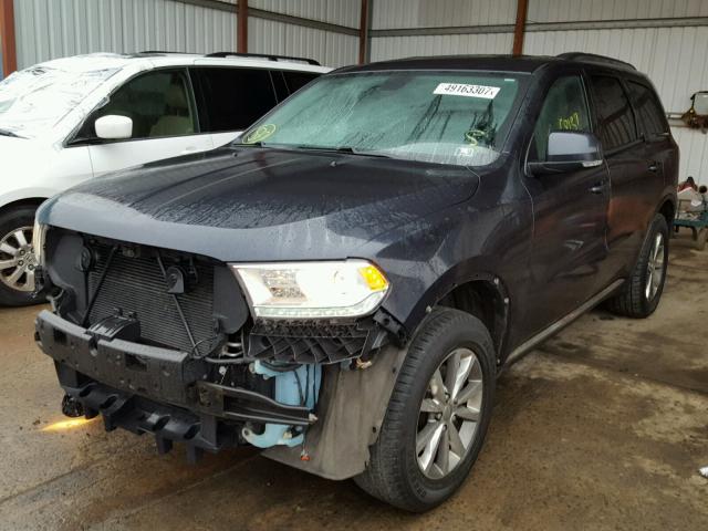 1C4RDJDG1EC530976 - 2014 DODGE DURANGO LI GRAY photo 2