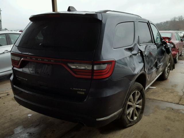 1C4RDJDG1EC530976 - 2014 DODGE DURANGO LI GRAY photo 4