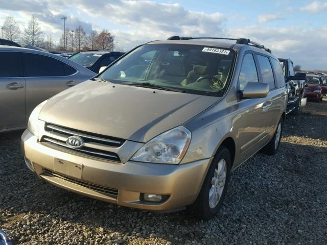 KNDMB233266065063 - 2006 KIA SEDONA EX GOLD photo 2