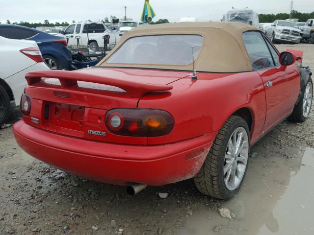 JM1NA3530R0519571 - 1994 MAZDA MX-5 MIATA RED photo 4