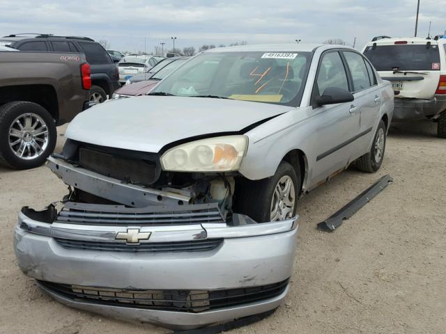 1G1ZS52F75F293828 - 2005 CHEVROLET MALIBU SILVER photo 2