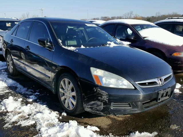 1HGCM66547A094073 - 2007 HONDA ACCORD EX BLACK photo 1