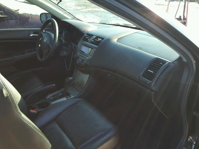 1HGCM66547A094073 - 2007 HONDA ACCORD EX BLACK photo 5