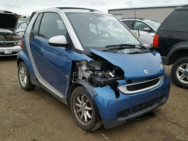 WMEEK31X09K253884 - 2009 SMART FORTWO PAS 蓝色 照片 1