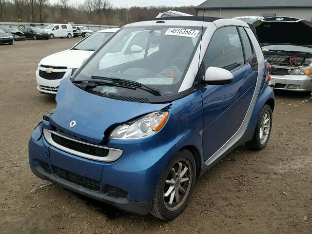 WMEEK31X09K253884 - 2009 SMART FORTWO PAS 蓝色 照片 2