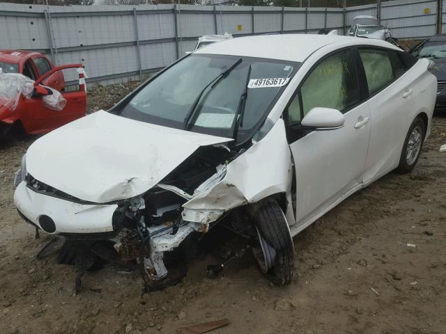 JTDKBRFU8G3012875 - 2016 TOYOTA PRIUS WHITE photo 2