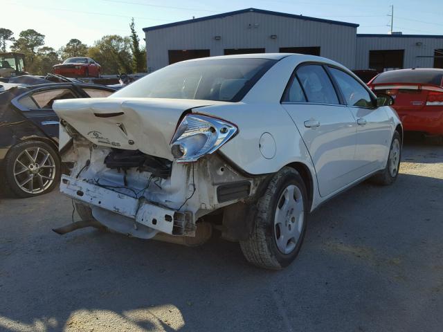 1G2ZF57BX84141063 - 2008 PONTIAC G6 VALUE L WHITE photo 4