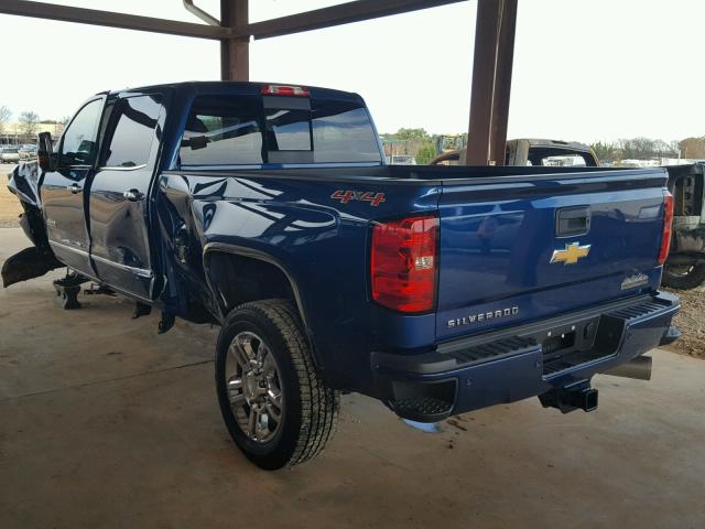 1GC1KXEY8HF226740 - 2017 CHEVROLET SILVERADO BLUE photo 4