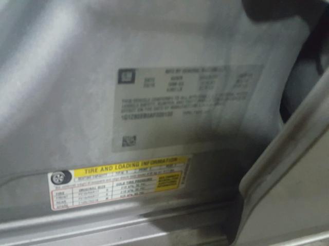 1G1ZB5EB0AF309130 - 2010 CHEVROLET MALIBU LS ვერცხლისფერი ფოტო 10