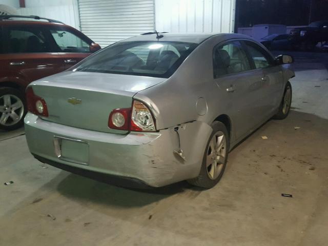 1G1ZB5EB0AF309130 - 2010 CHEVROLET MALIBU LS ვერცხლისფერი ფოტო 4