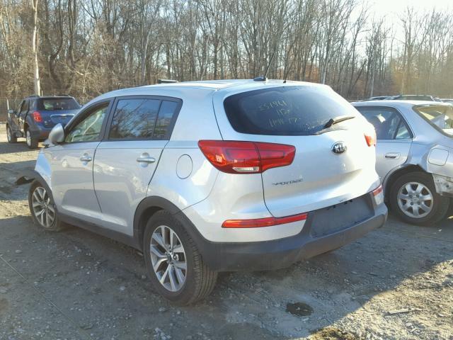 KNDPBCAC2G7836204 - 2016 KIA SPORTAGE L SILVER photo 3