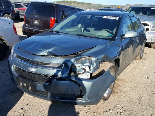 1G1ZH57B99F160997 - 2009 CHEVROLET MALIBU 1LT TURQUOISE photo 2