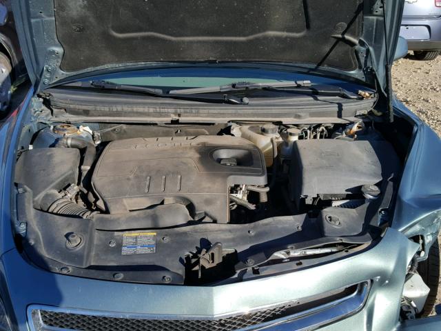 1G1ZH57B99F160997 - 2009 CHEVROLET MALIBU 1LT TURQUOISE photo 7