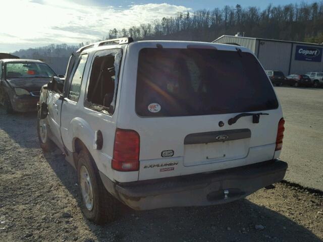 1FMCU70E02UB37324 - 2002 FORD EXPLORER S 白色 照片 3