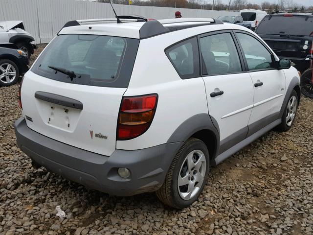 5Y2SL65887Z412402 - 2007 PONTIAC VIBE WHITE photo 4