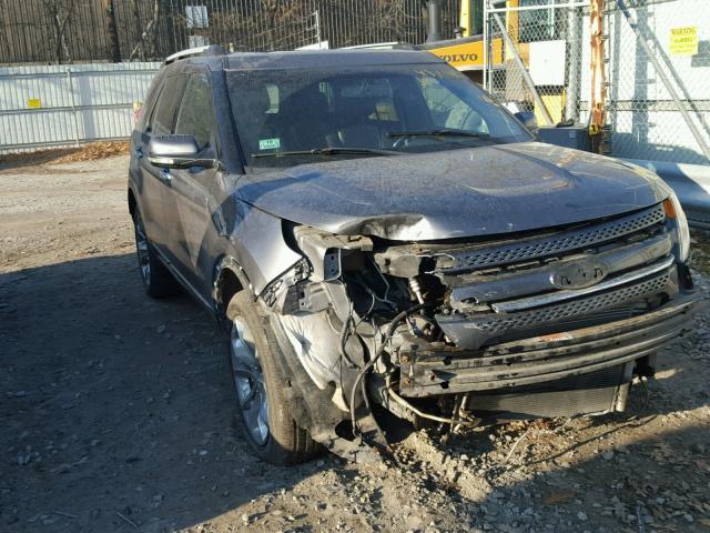 1FM5K8D89DGC89290 - 2013 FORD EXPLORER X GRAY photo 1