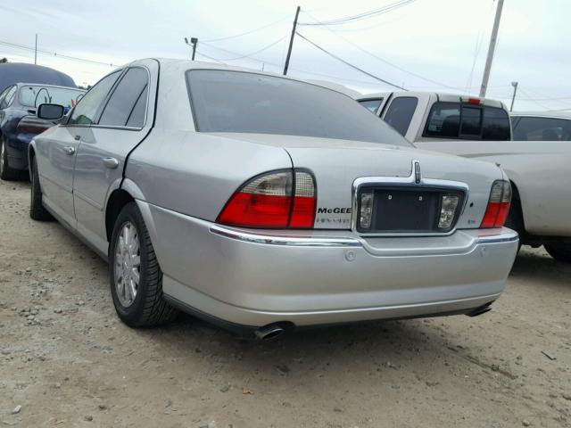 1LNHM86S54Y641789 - 2004 LINCOLN LS SILVER photo 3