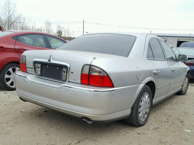 1LNHM86S54Y641789 - 2004 LINCOLN LS SILVER photo 4