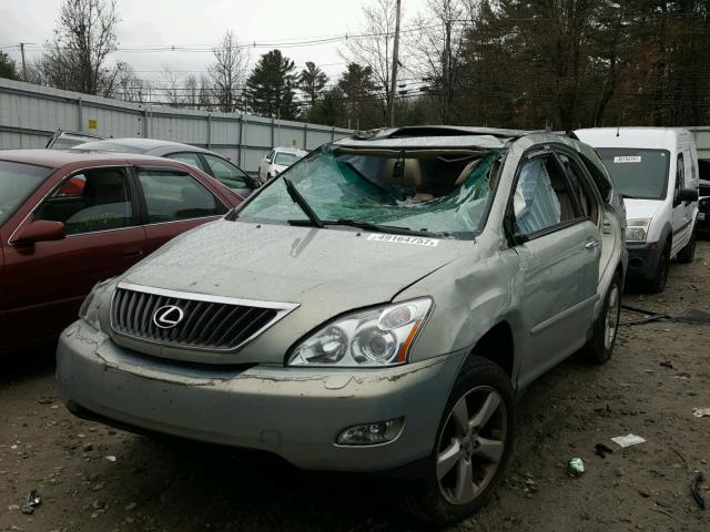 2T2HK31U08C076914 - 2008 LEXUS RX 350 GREEN photo 2