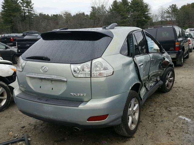 2T2HK31U08C076914 - 2008 LEXUS RX 350 GREEN photo 4