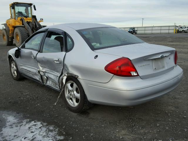 1FAFP53U23A253083 - 2003 FORD TAURUS SE SILVER photo 3