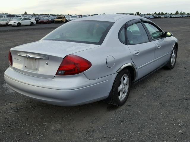 1FAFP53U23A253083 - 2003 FORD TAURUS SE SILVER photo 4