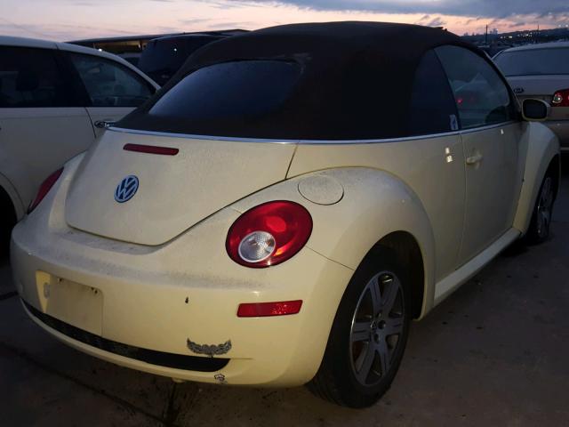 3VWRG31Y76M332528 - 2006 VOLKSWAGEN NEW BEETLE Krem foto 4