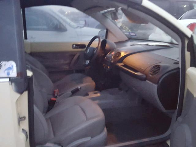 3VWRG31Y76M332528 - 2006 VOLKSWAGEN NEW BEETLE Krem foto 5