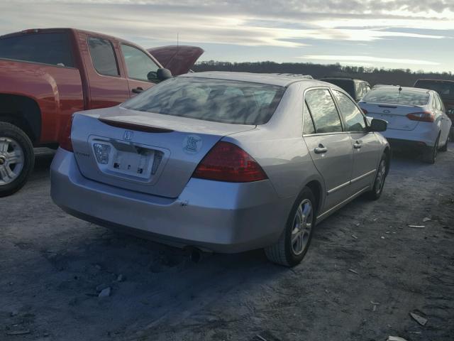 1HGCM56337A226894 - 2007 HONDA ACCORD SE SILVER photo 4