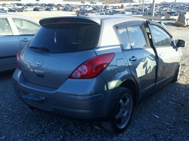 3N1BC1CP5BL404371 - 2011 NISSAN VERSA S GRAY photo 4